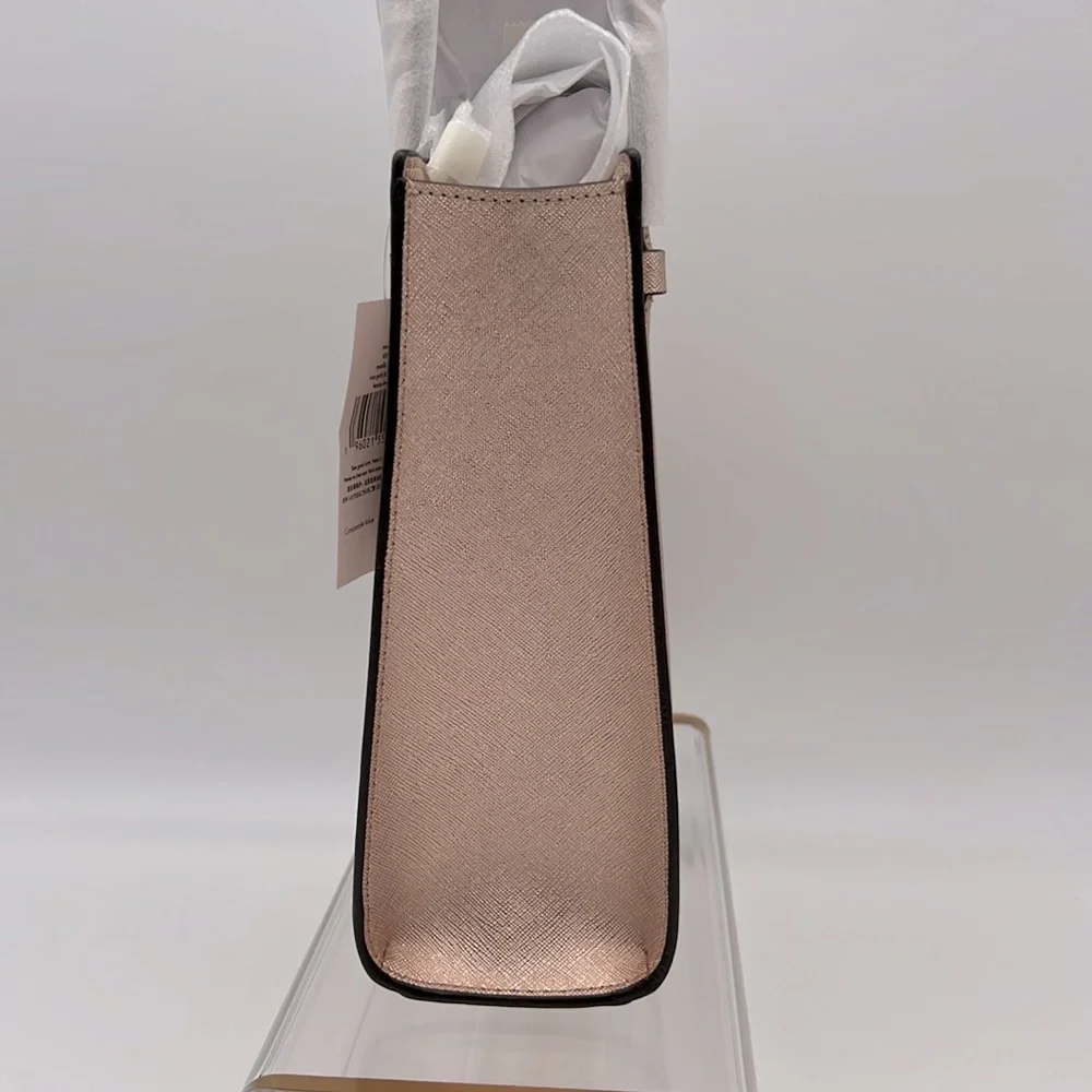 Kate Spade Kenzie Limited Edition Metallic Small Tote Rose Gold